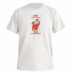 Футболка преміум чоловіча FATLINE Гаряче Різдвяне какао - FATLINE Футболка преміум чоловіча FATLINE Гаряче Різдвяне какао