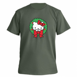 Футболка преміум чоловіча FATLINE Hello Kitty Merry Christmas - FATLINE Футболка преміум чоловіча FATLINE Hello Kitty Merry Christmas