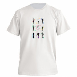 Футболка премиум мужская FATLINE I love Stray Kids - FATLINE Футболка премиум мужская FATLINE I love Stray Kids