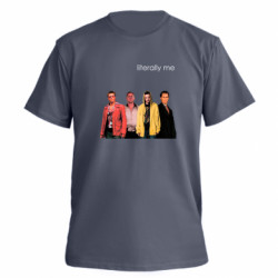 Футболка премиум мужская FATLINE Literally me Мем - FATLINE Футболка премиум мужская FATLINE Literally me Мем