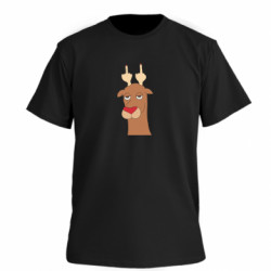 Футболка премиум мужская FATLINE Недоброжелательный олень - FATLINE Футболка премиум мужская FATLINE Недоброжелательный олень