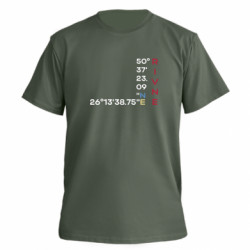 Футболка премиум мужская FATLINE Ровно Координаты