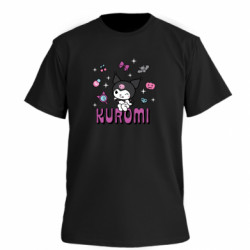 Футболка премиум мужская FATLINE Sparkle Kuromi - FATLINE Футболка премиум мужская FATLINE Sparkle Kuromi