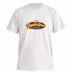 Футболка премиум мужская FATLINE Super Dad-2024 - FATLINE Футболка премиум мужская FATLINE Super Dad-2024