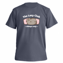 Футболка премиум мужская FATLINE The Lazy Club - FATLINE Футболка премиум мужская FATLINE The Lazy Club