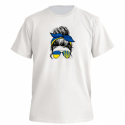 Футболка премиум мужская FATLINE Украинская девушка!