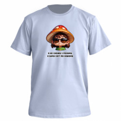 Футболка премиум мужская FATLINE Я не схожу с ума, я вижу мир по-другому