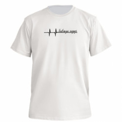 Футболка премиум мужская FATLINE Завжди поруч кардіограма - FATLINE Футболка премиум мужская FATLINE Завжди поруч кардіограма