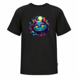 Футболка преміум дитяча FATLINE Чеширський кіт усмішка Аліса в країні чудес - FATLINE Футболка преміум дитяча FATLINE Чеширський кіт усмішка Аліса в країні чудес