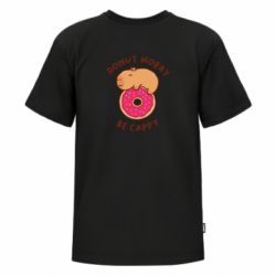 Футболка преміум дитяча FATLINE Donut Worry Be Cappy - FATLINE Футболка преміум дитяча FATLINE Donut Worry Be Cappy