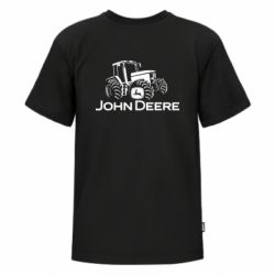Футболка премиум детская FATLINE John Deere Logo, Tractor - FATLINE Футболка премиум детская FATLINE John Deere Logo, Tractor