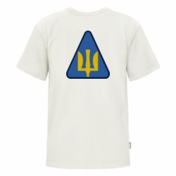 Футболка премиум детская FATLINE Нарукавный знак воздушных сил Украины - FATLINE Футболка премиум детская FATLINE Нарукавный знак воздушных сил Украины