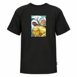 Футболка преміум дитяча FATLINE Powerful Saitama - FATLINE Футболка преміум дитяча FATLINE Powerful Saitama