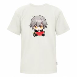 Футболка премиум детская FATLINE Star Rail main male character - FATLINE Футболка премиум детская FATLINE Star Rail main male character
