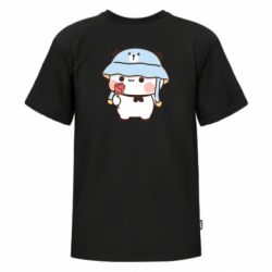 Футболка преміум дитяча FATLINE Ведмедик з квіточкою - FATLINE Футболка преміум дитяча FATLINE Ведмедик з квіточкою