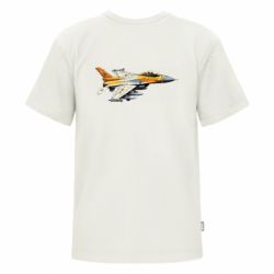 Футболка премиум детская FATLINE Истребитель ф-16 - FATLINE Футболка премиум детская FATLINE Истребитель ф-16