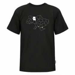 Футболка преміум дитяча FATLINE Житомир на мапі України