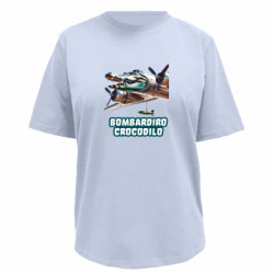 Футболка преміум жіноча FATLINE BOMBARDIRO CROCODILO - FATLINE Футболка преміум жіноча FATLINE BOMBARDIRO CROCODILO
