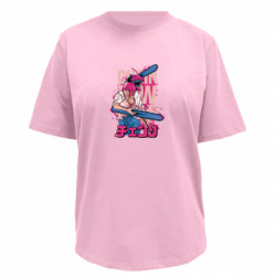 Футболка преміум жіноча FATLINE Денджі Людина бензопила