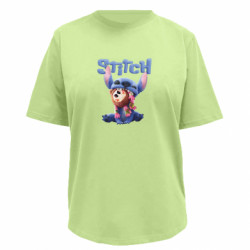 Футболка премиум женская FATLINE Лило и стич фильм - FATLINE Футболка премиум женская FATLINE Лило и стич фильм