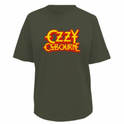 Футболка премиум женская FATLINE Оззи Озборн лого - FATLINE Футболка премиум женская FATLINE Оззи Озборн лого