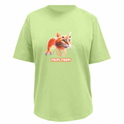 Футболка премиум женская FATLINE TRIPI TROPI - FATLINE Футболка премиум женская FATLINE TRIPI TROPI