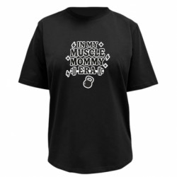 Футболка премиум женская FATLINE In my muscle mommy era - FATLINE Футболка премиум женская FATLINE In my muscle mommy era