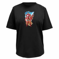 Футболка преміум жіноча FATLINE Avengers iron man drawing - FATLINE Футболка преміум жіноча FATLINE Avengers iron man drawing