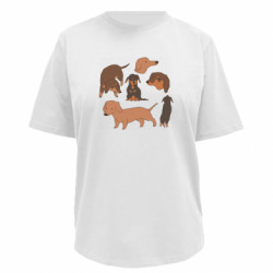 Футболки женские премиум FATLINE - FATLINE