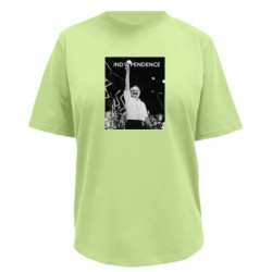 Футболка преміум жіноча FATLINE Чорновіл Незалежність - FATLINE Футболка преміум жіноча FATLINE Чорновіл Незалежність