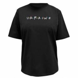 Футболка премиум женская FATLINE Friends - Ukraine