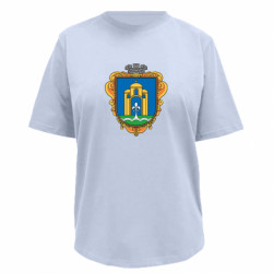 Футболка преміум жіноча FATLINE Герб Броварів