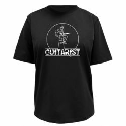 Футболка преміум жіноча FATLINE Guitar player. - FATLINE Футболка преміум жіноча FATLINE Guitar player.