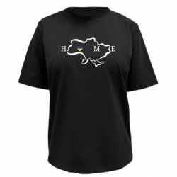 Футболка преміум жіноча FATLINE Home. Map of Ukraine - FATLINE Футболка преміум жіноча FATLINE Home. Map of Ukraine