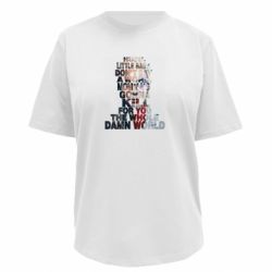 Футболка премиум женская FATLINE Lady Gaga Harley Quinn - FATLINE Футболка премиум женская FATLINE Lady Gaga Harley Quinn