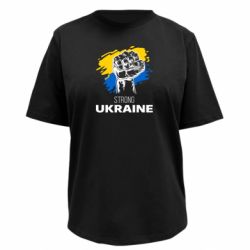 Футболка преміум жіноча FATLINE Сильна Україна - FATLINE Футболка преміум жіноча FATLINE Сильна Україна