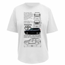 Футболка премиум женская FATLINE Toyota Land Cruiser