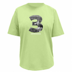 Футболка премиум женская FATLINE Zaporizhzhia Black & White - FATLINE Футболка премиум женская FATLINE Zaporizhzhia Black & White