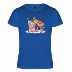 Футболка спортивная унисекс Розовая Гуава с освежающим коктейлем - FATLINE Футболка спортивная унисекс Розовая Гуава с освежающим коктейлем