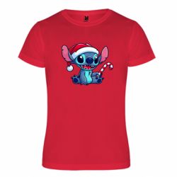 Футболка спортивная унисекс Stitch Santa - FATLINE Футболка спортивная унисекс Stitch Santa