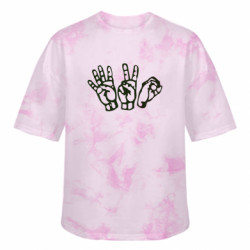 Футболки тай-дай оверсайз FATLINE - FATLINE