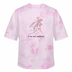 Футболки тай-дай оверсайз FATLINE - FATLINE