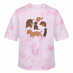 Футболки тай-дай оверсайз FATLINE