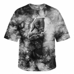 Футболка тай-дай оверсайз FATLINE Батьківські руки - FATLINE Футболка тай-дай оверсайз FATLINE Батьківські руки