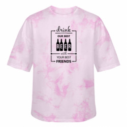 Футболки тай-дай оверсайз FATLINE - FATLINE