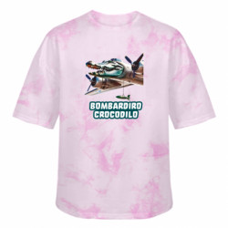 Футболка тай-дай оверсайз FATLINE BOMBARDIRO CROCODILO - FATLINE Футболка тай-дай оверсайз FATLINE BOMBARDIRO CROCODILO