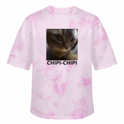 Футболка тай-дай оверсайз FATLINE Chipi-Chipi - FATLINE Футболка тай-дай оверсайз FATLINE Chipi-Chipi