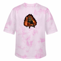 Футболки тай-дай оверсайз FATLINE - FATLINE