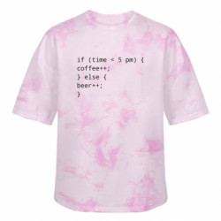 Футболки тай-дай оверсайз FATLINE - FATLINE