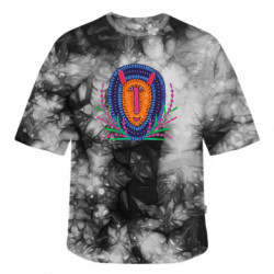 Футболка тай-дай оверсайз FATLINE Дикая овечка - FATLINE Футболка тай-дай оверсайз FATLINE Дикая овечка